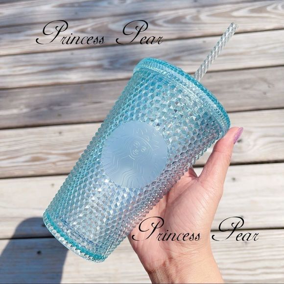 Starbucks Japan iceblue grande studded tumbler